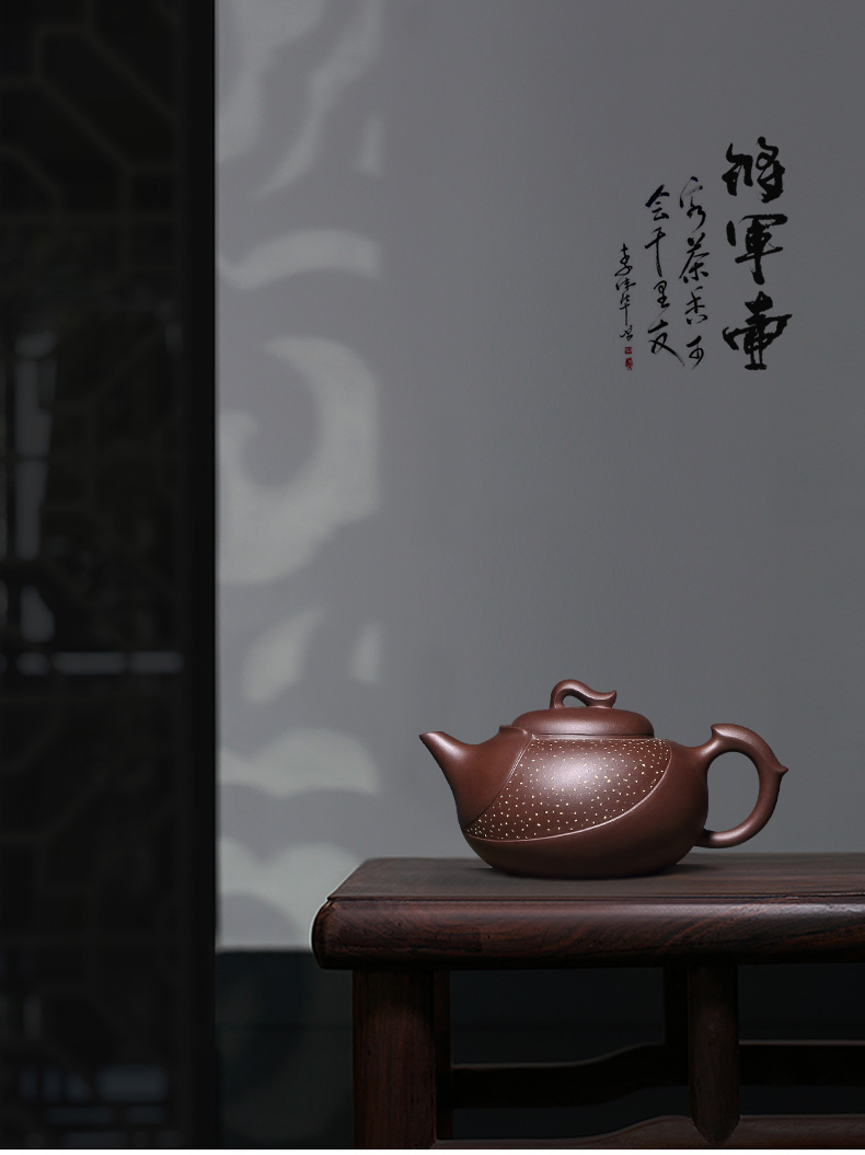 將軍壺紫砂壺，雅韻精美紫砂壺